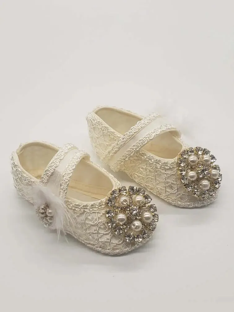 045 - Baptism Shoes - Beige Asics Basketball Shoes