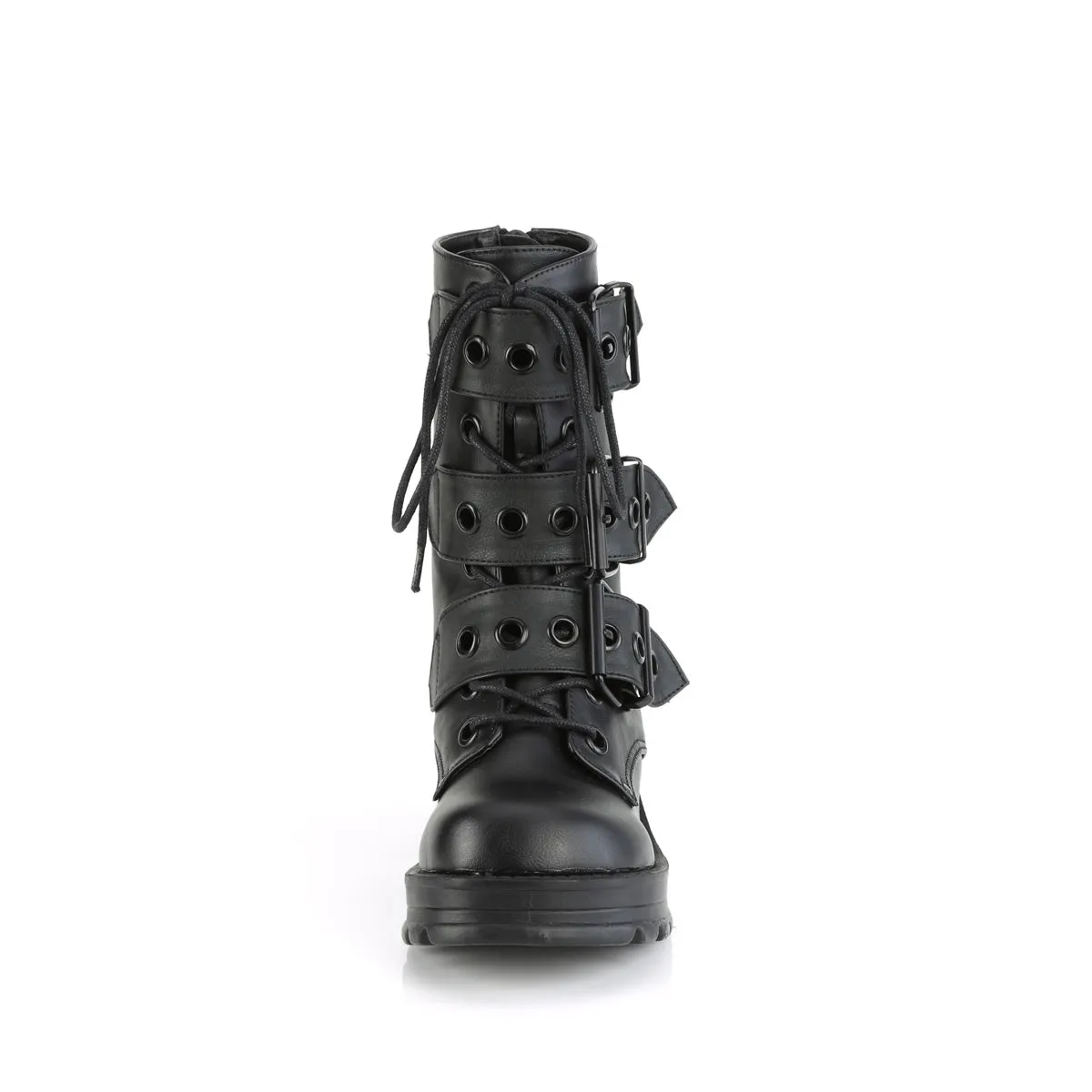 2 Inch Heel BRATTY-118 Black Best Moc Toe Work Boots 2024