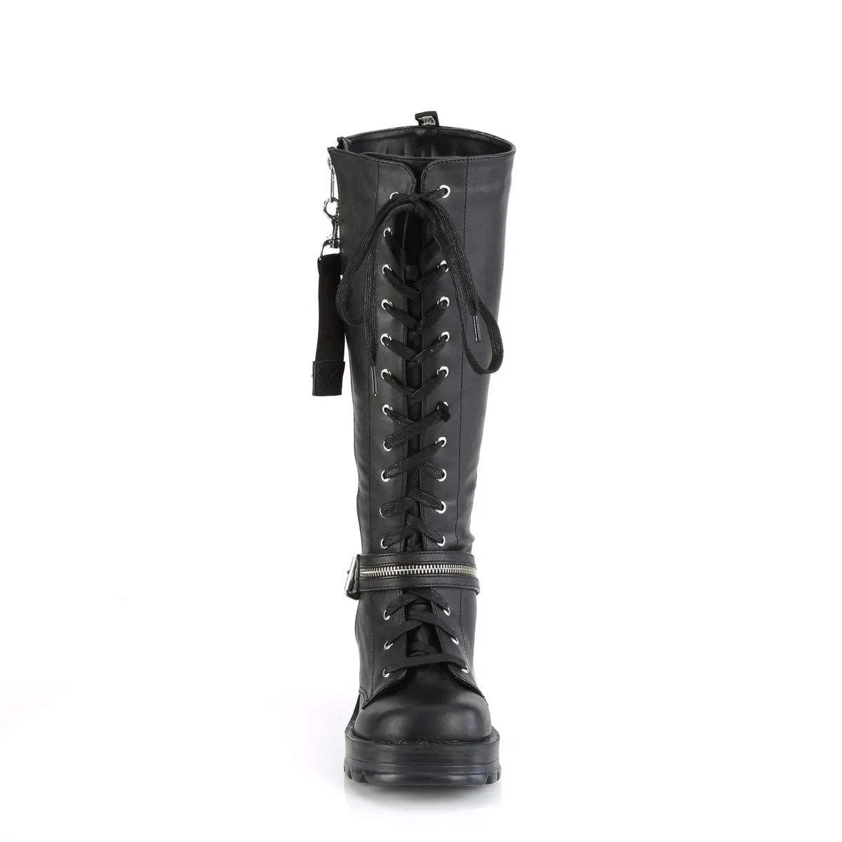 2 Inch Heel BRATTY-206 Black Boa Work Boots