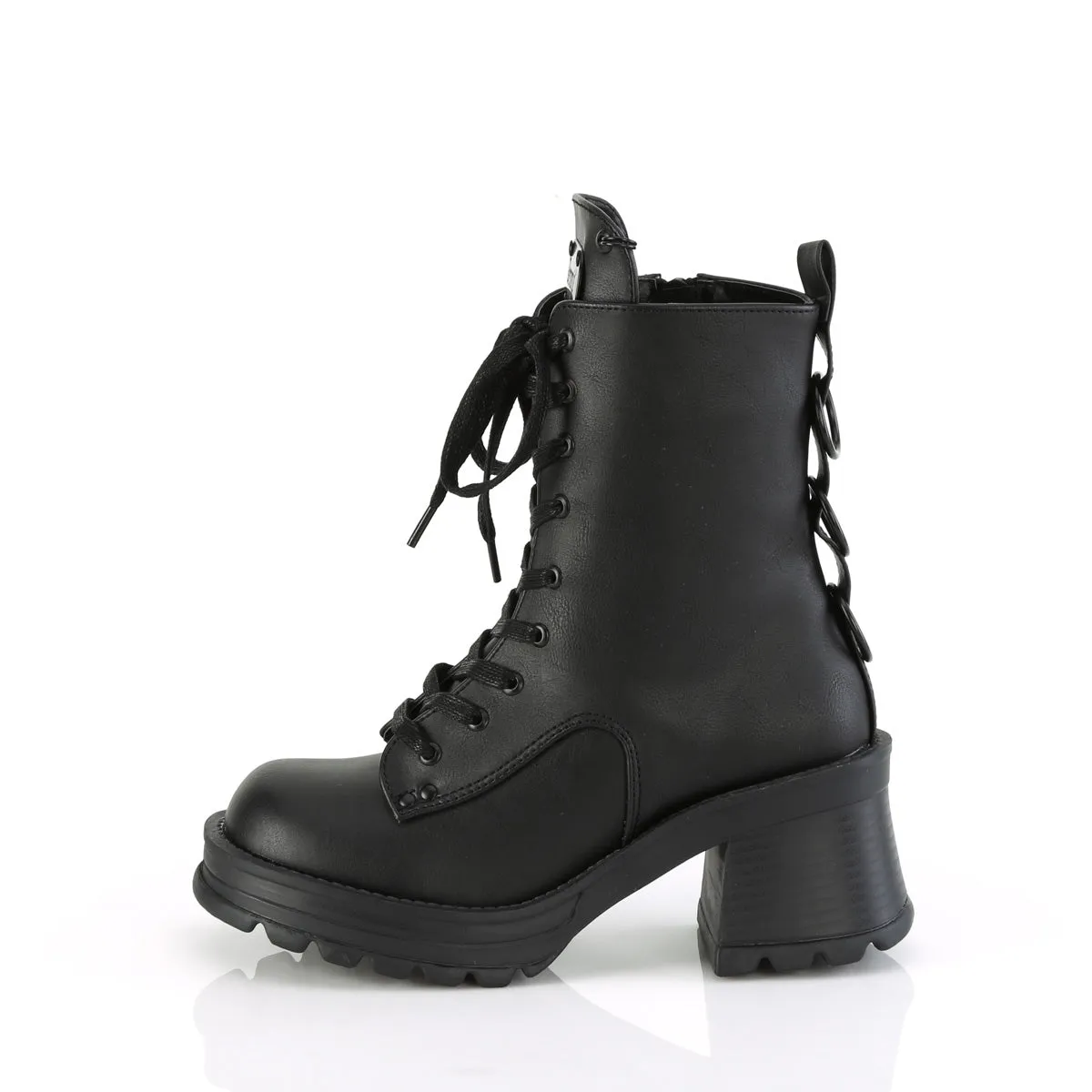 Work Boots Waterproof 2 Inch Heel BRATTY-50 Black