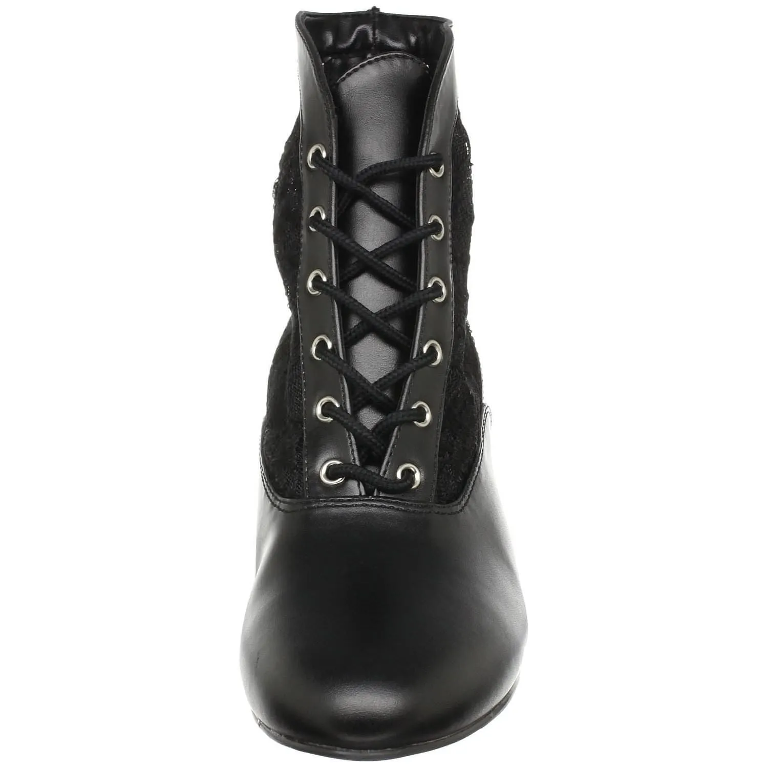 9.5 Work Boots 2 Inch Heel DAME-05 Black