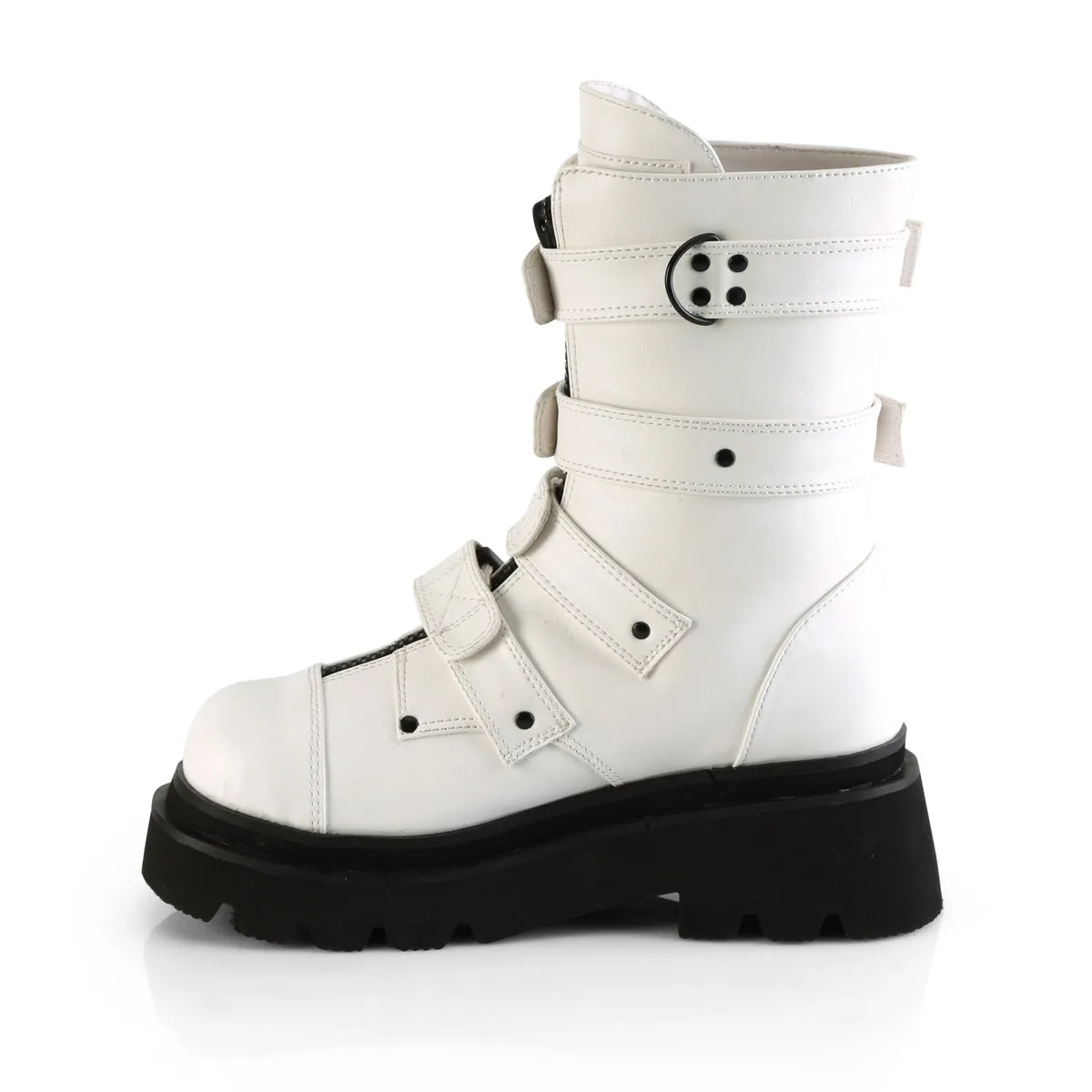 2 Inch Platform RENEGADE-55 White Below Zero Work Boots