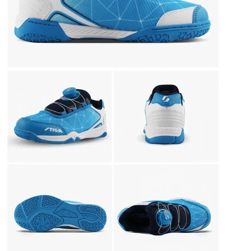 2024 NEW Stiga Children Table Tennis Shoes New Arrival For Kids Boy Girls Ping Pong Sport Sneakers French Tennis Shoes