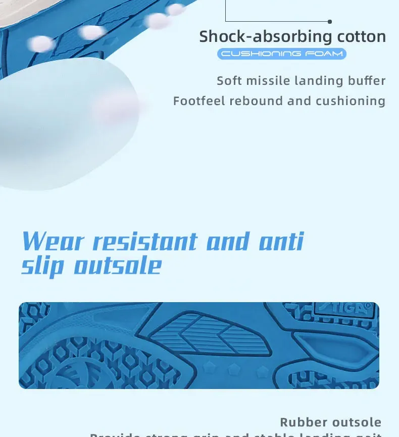 2024 NEW Stiga Children Table Tennis Shoes New Arrival For Kids Boy Girls Ping Pong Sport Sneakers Goat Tennis Shoes