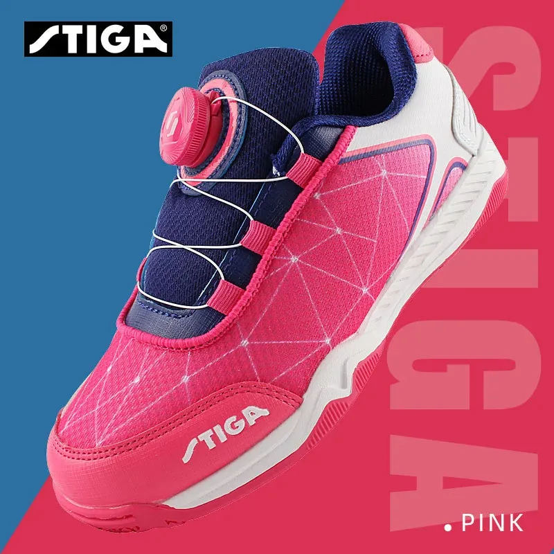 2024 NEW Stiga Children Table Tennis Shoes New Arrival For Kids Boy Girls Ping Pong Sport Sneakers Nike Junior Tennis Shoes