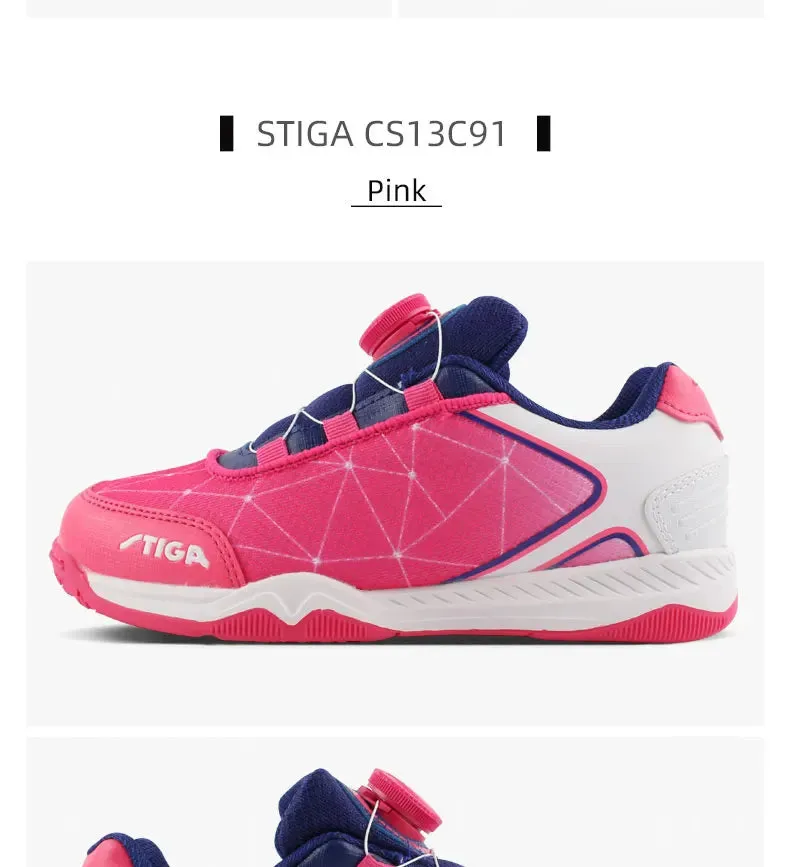 Slide On Tennis Shoes 2024 NEW Stiga Children Table Tennis Shoes New Arrival For Kids Boy Girls Ping Pong Sport Sneakers