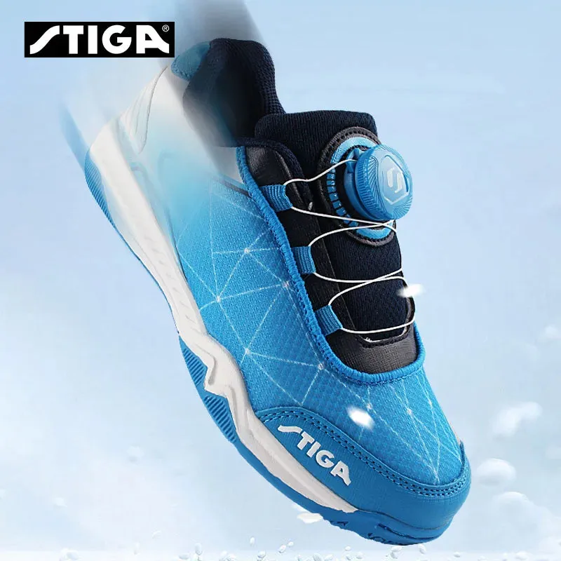 2024 NEW Stiga Children Table Tennis Shoes New Arrival For Kids Boy Girls Ping Pong Sport Sneakers Tennis Shoes For Pronated Feet