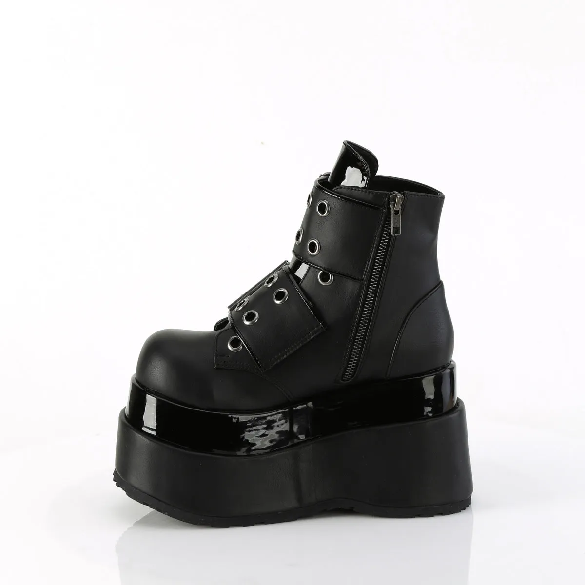 4 Inch Platform BEAR-104 Black Pu 11 Ee Work Boots