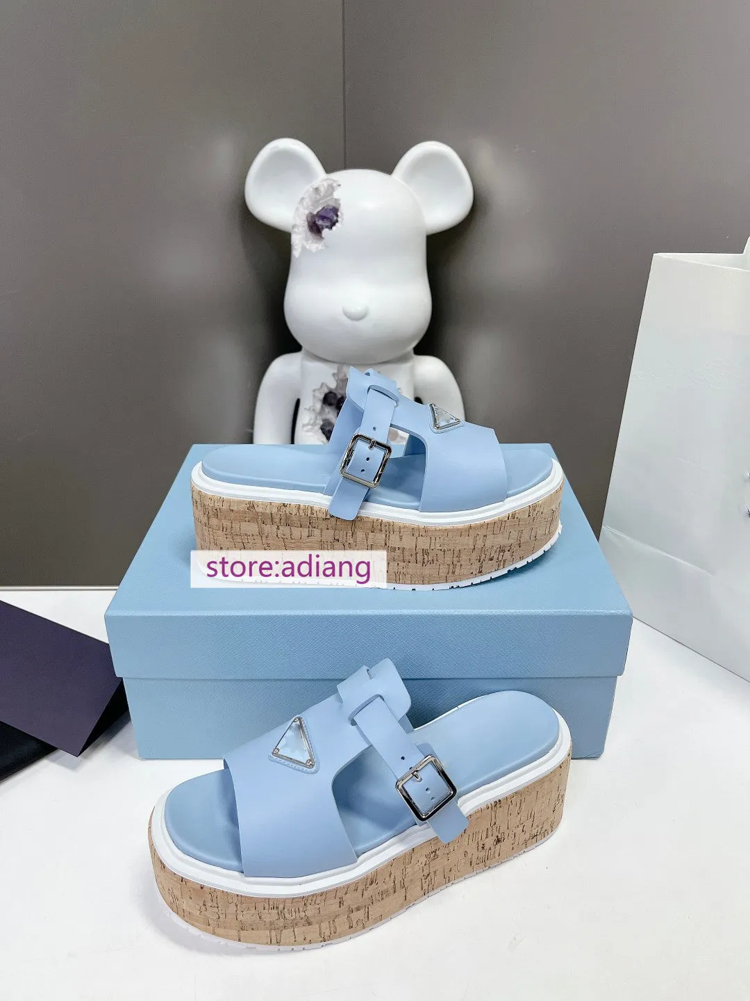 5.5cm brown thick bottom slippers casual beach shoes women fashion women 2023 35-40 Best Slippers On