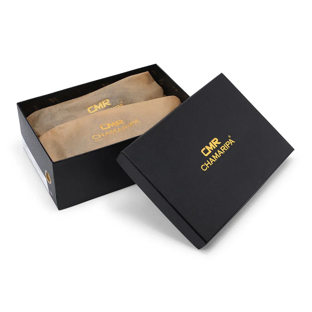 6 CM/ 2.36 Inches CMR CHAMARIPA Men's Black Calfskin Height Increasing Dress Shoes Dress Shirt Shoes