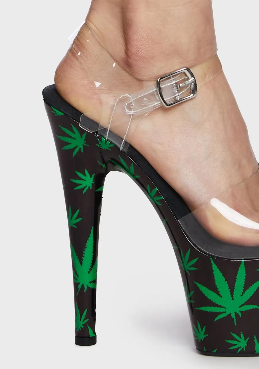 709-Ash Platform Heels Adidas Ultrarun 5 Shoes