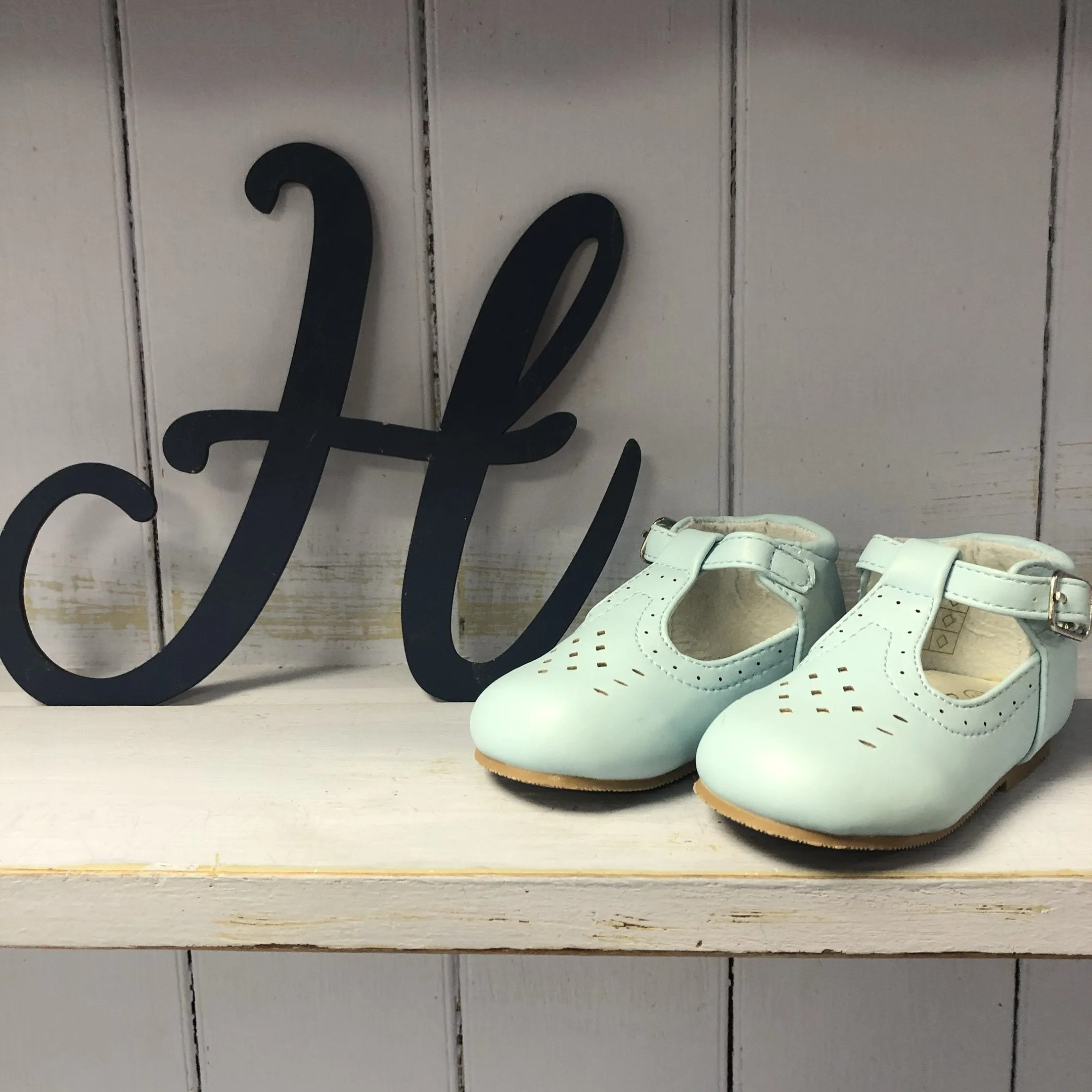 Aaron - Baby Blue T-bar Shoes Asics Premium Shoes