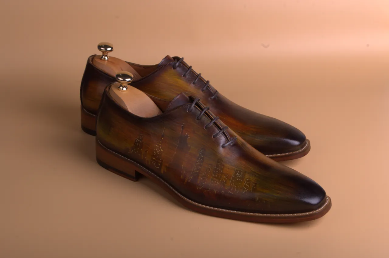 Hemorae Limited Edition Manhattan Patina Dress Shoes Asics Running Shoes With High Arch Support