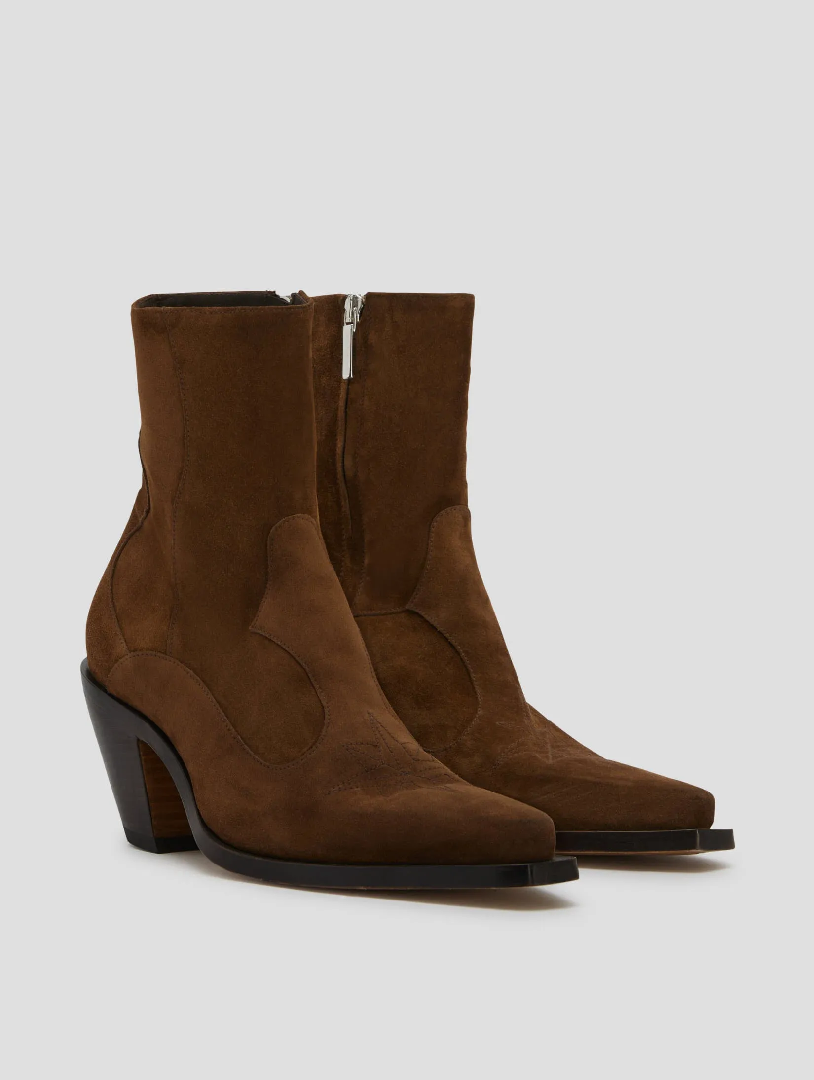 Motorcycle Cop Boots TABOR 70MM ANKLE BOOT IN ROCK SUEDE