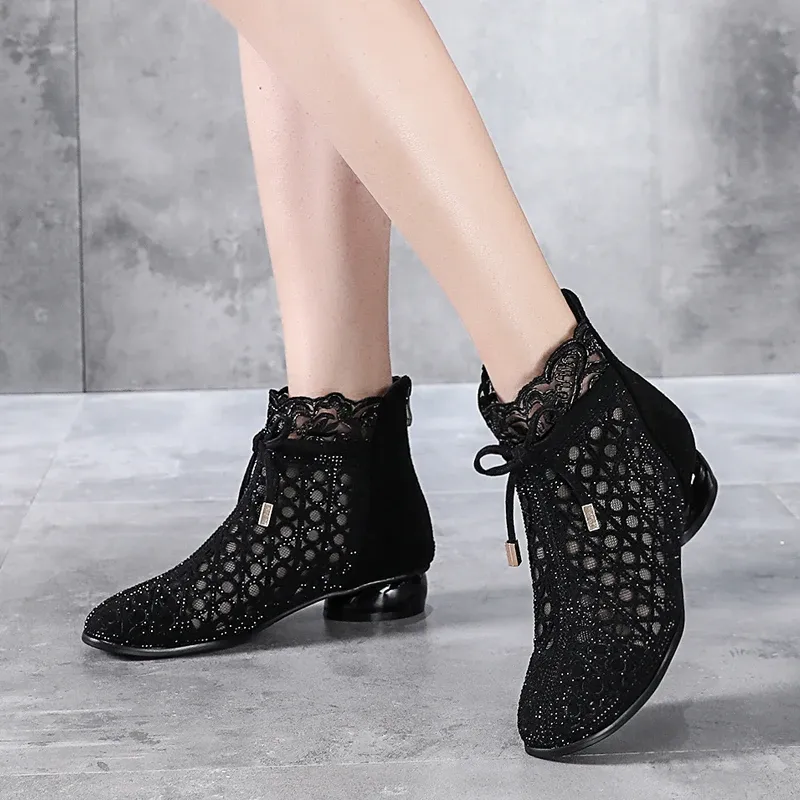 Adidas Snakeskin Shoes USS Shoes Manuela Women's Rhinestones Spring Ankle Boots