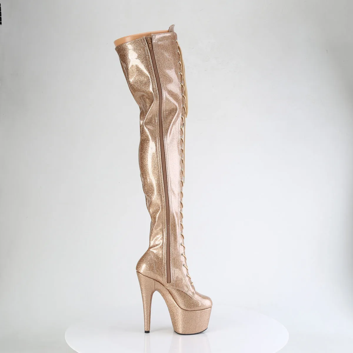 ADORE-3020GP Pleaser Gold Glitter Sexy Platform Shoes (Pole Dancing Heels) Best Asics Neutral Shoe