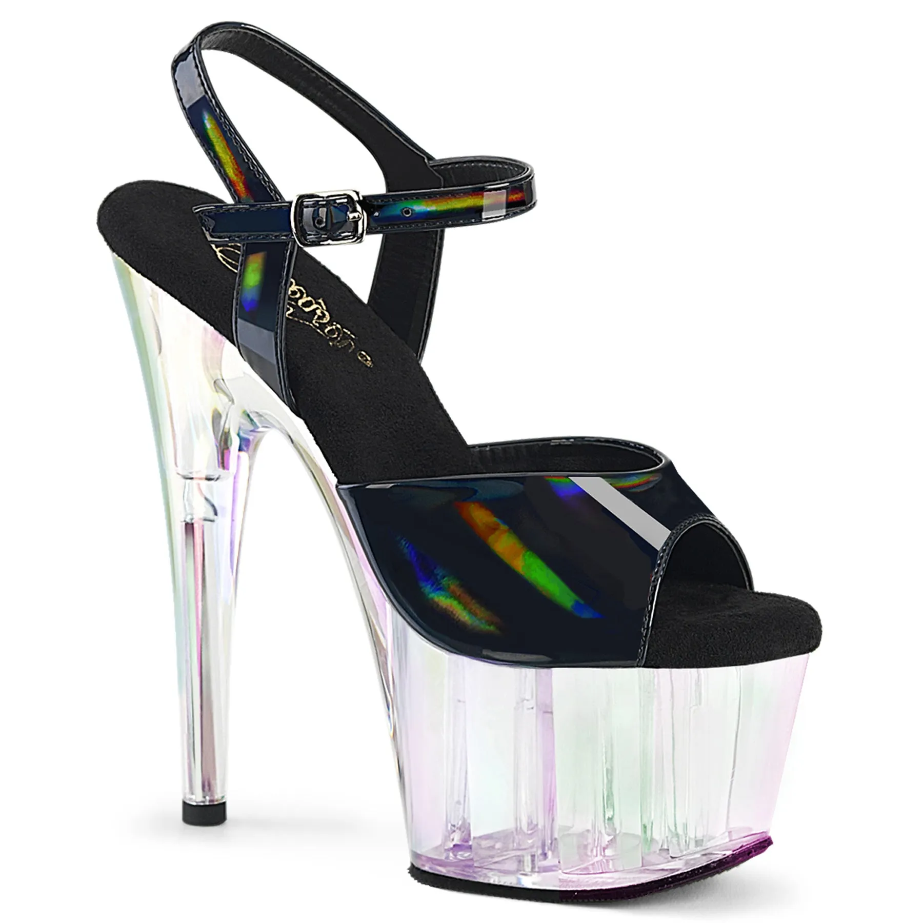 ADORE-709HT Pleaser Black Hologram Sexy Platform Shoes (Pole Dancing Heels) Asics Gel Game 8 Tennis Shoes