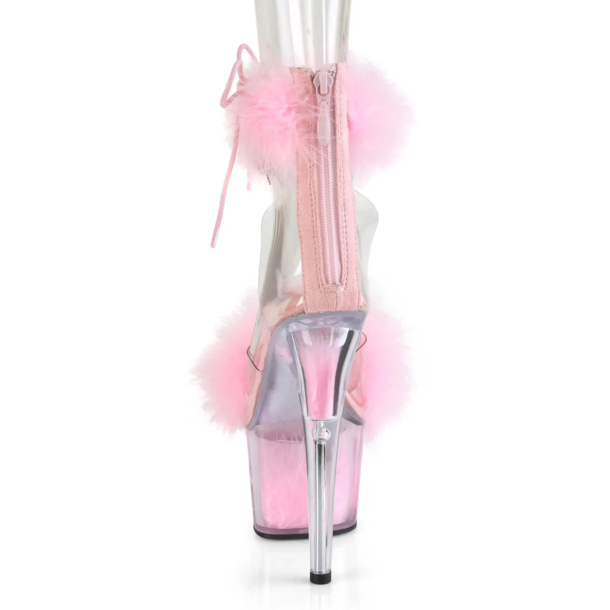 ADORE-724F Pleaser Clear/Baby Pink Sexy Platform Shoes (Pole Dancing Heels) Best Asics Daily Running Shoes