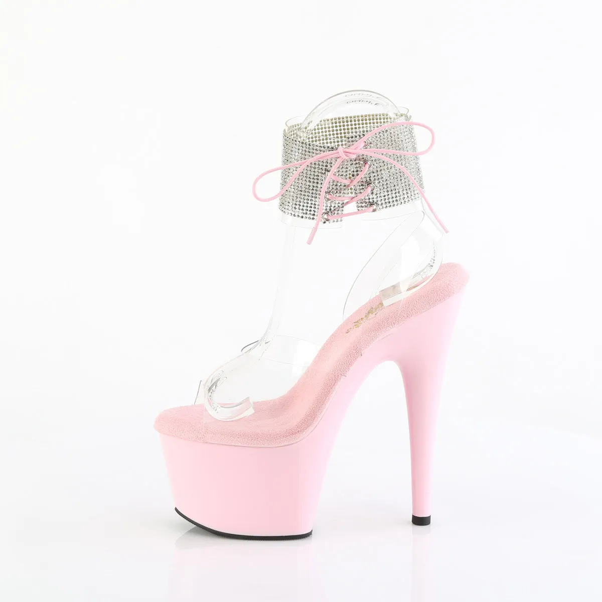 Cleaning Asics Shoes ADORE-791-2RS Pleaser Clear/Baby Pink Sexy Platform Shoes (Pole Dancing Heels)
