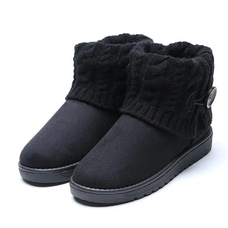 Jacquemus Snow Boots Snow boots autumn and winter new warm cotton boots thick wool tube flat student shoes women high to help soft bottom boots