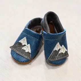 Fur Inside Slippers Starry Knight Azure & Cerulean Mountains