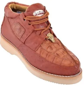 High Top Exotic Skin Authentic Genuine Skin Italian Tennis Dress Sneaker Shoes For Men Los Altos Cognac Genuine Crocodile ~ World Best Alligator ~ Gator Skin With Smooth Ostrich Casual Shoes Mens Ostrich Skin Shoes Tennis Shoes At Kohls