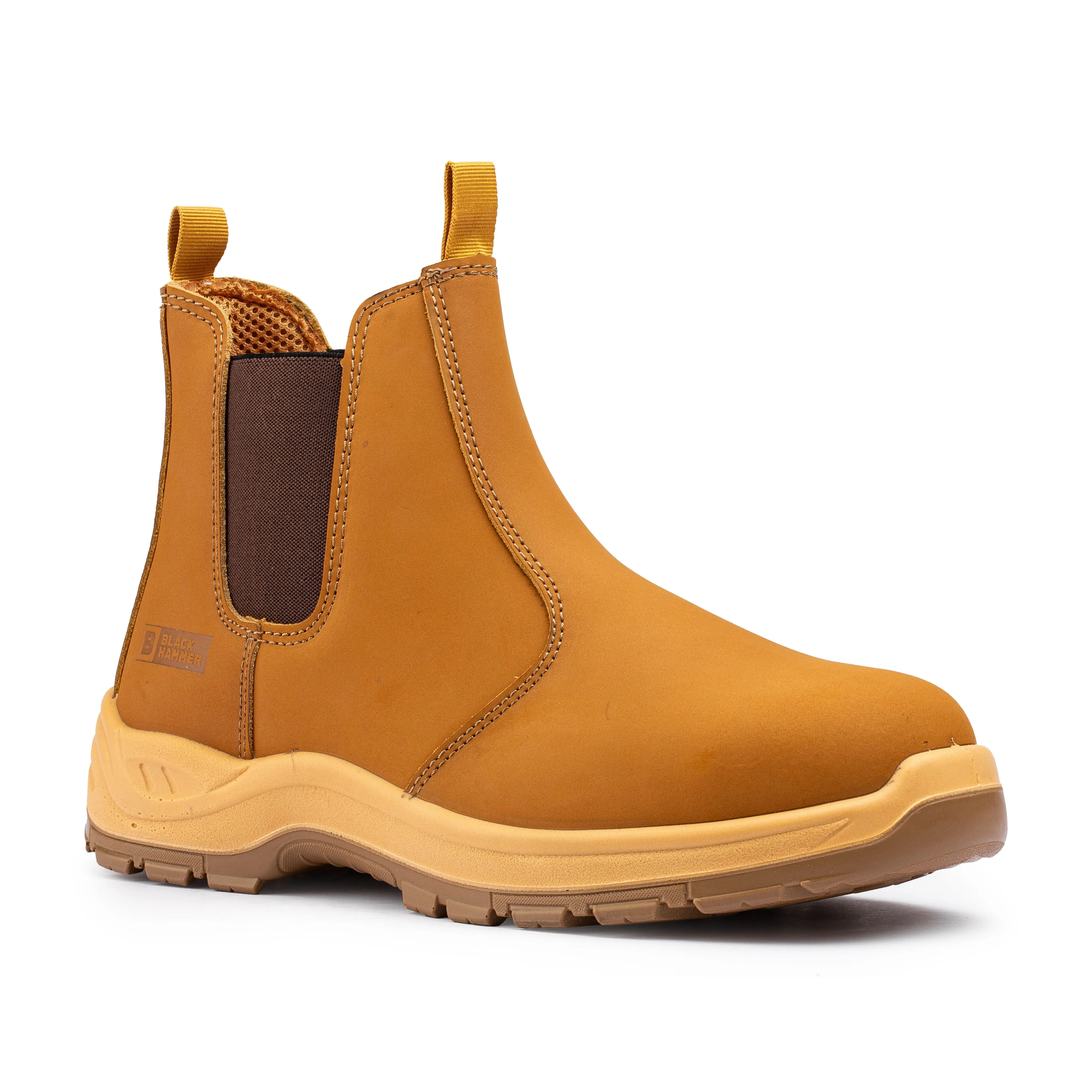 Alex Slip On Chelsea Safety Boots Lightweight Leather Work Boots