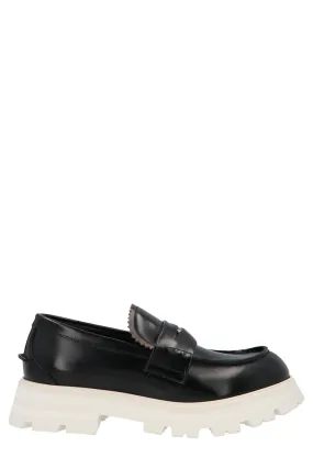 Alexander McQueen Oversize Sole Slip-On Loafers Loafers With Socks Outfit