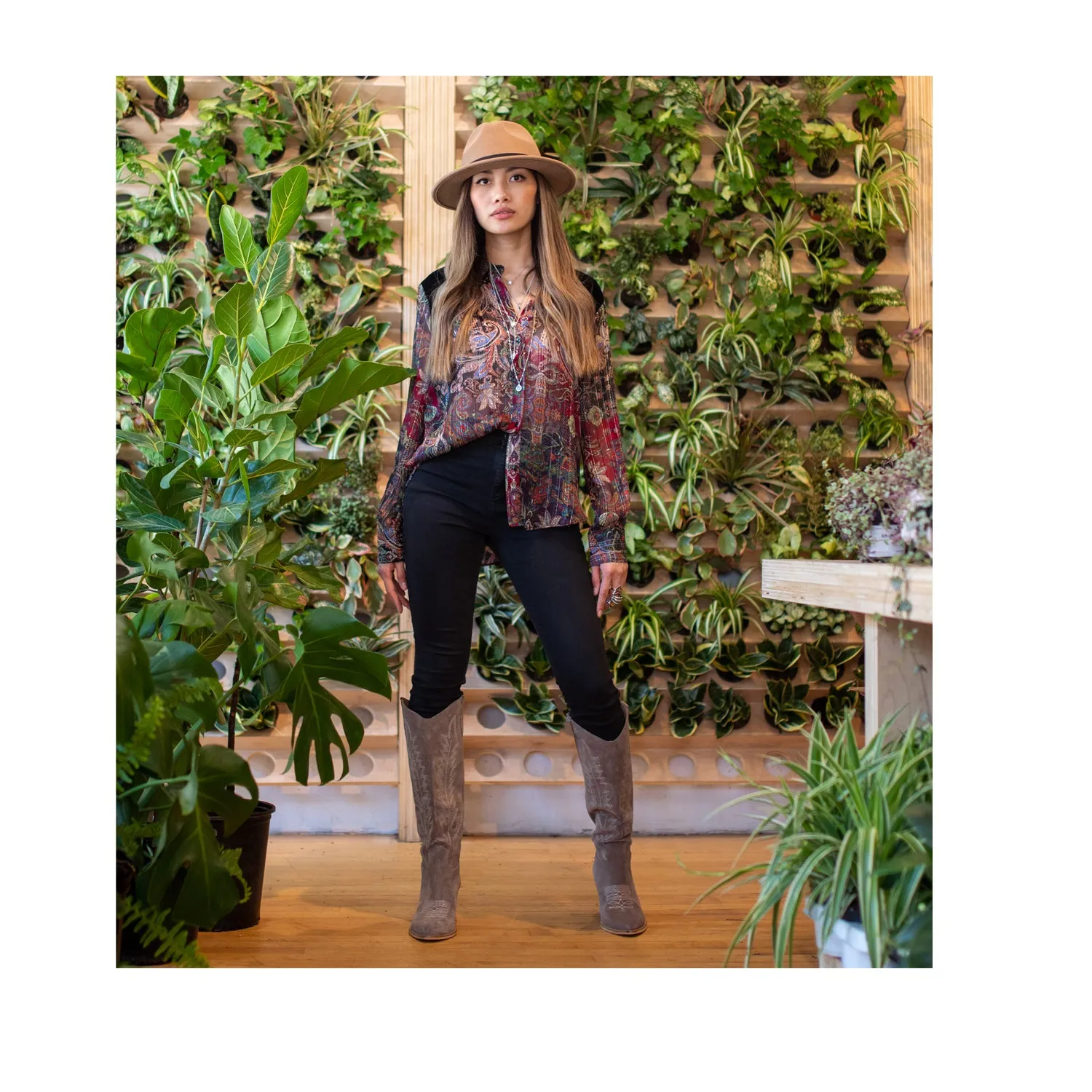 Kali Shoes Women's Dallas Texan Boot in Taupe Suede Spezial Shoes Adidas