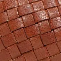 Flat Leather Shoes The Danza Woven