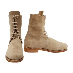 Men's Colonial Ankle High shoes Lace-up Leather Boots - Men's civil war Shoes & Boots  civil war boots Confederate Shoes  civil war boots for sale Adidas Predator Accuracy 3 Indoor Soccer Shoes