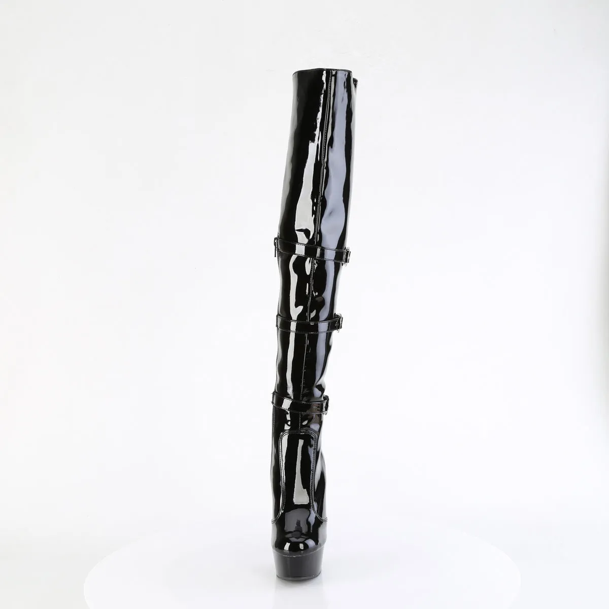 Asics Tennis Shoes Gel Resolution 8 DELIGHT-3018 Pleaser Black Patent Sexy Platform Shoes (Pole Dancing Heels)