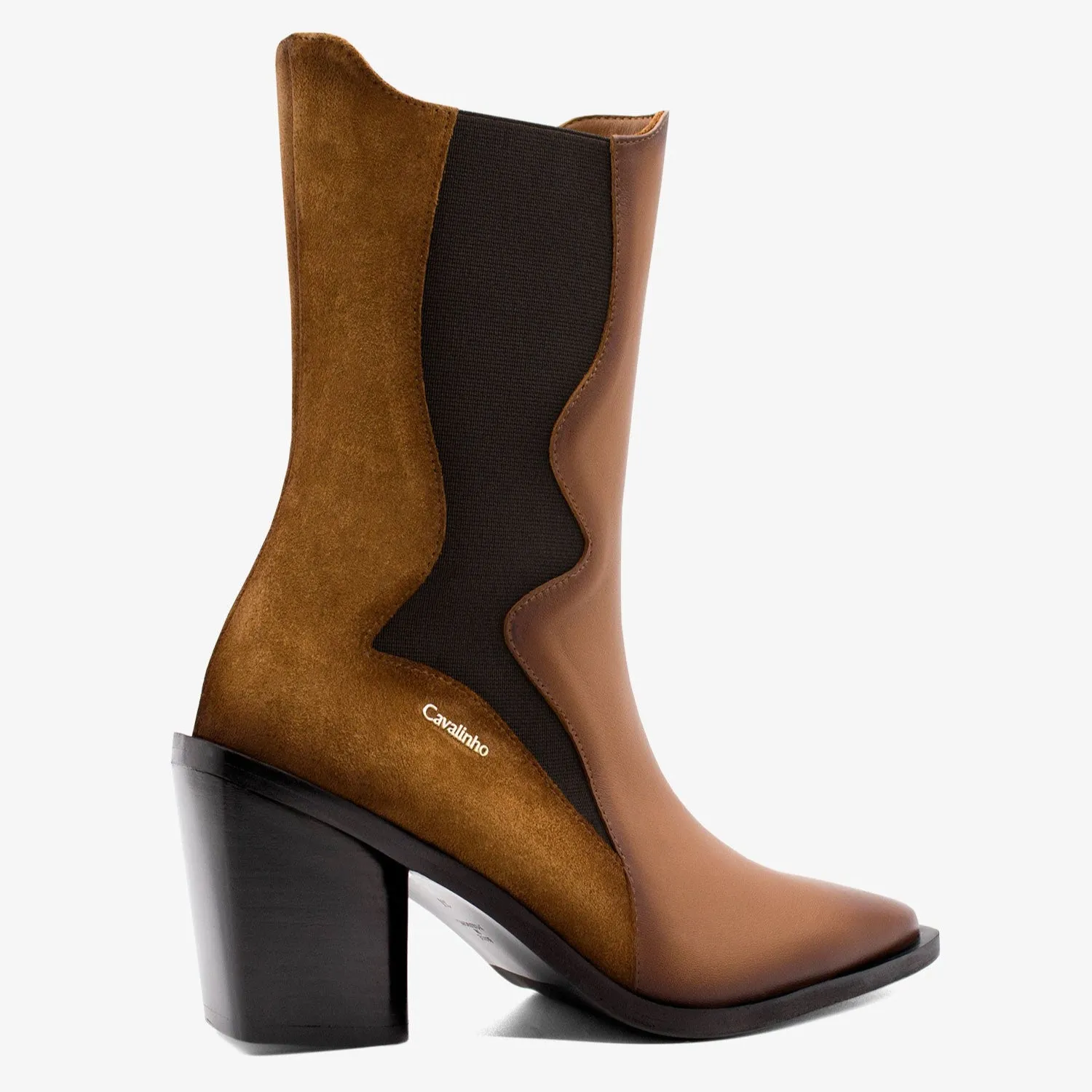 Arizona Leather Boots Wedge High Knee Boots