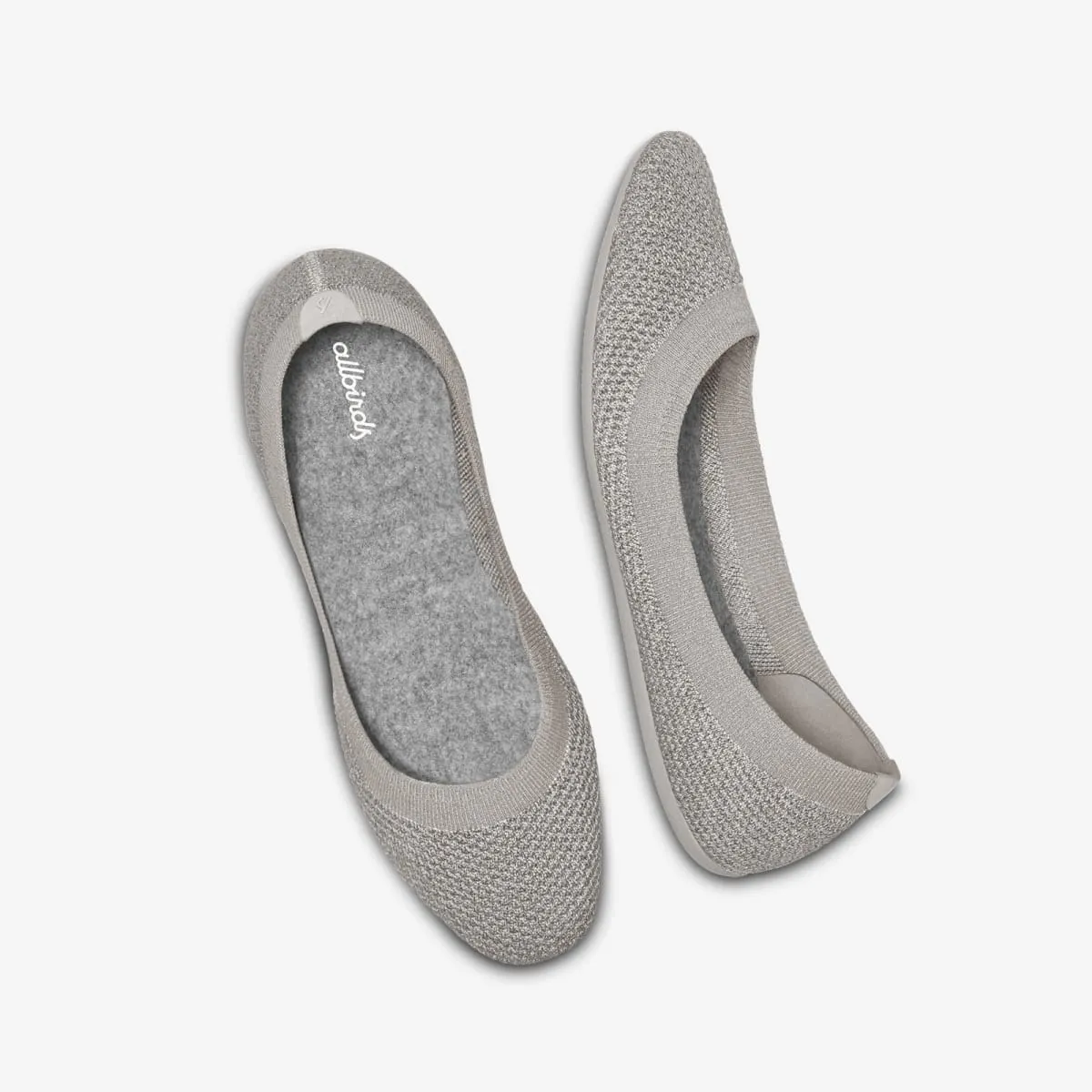 Allbirds Women's Tree Breezers - LIMITED EDITION: Fog (Grey Sole) Slides With Bow