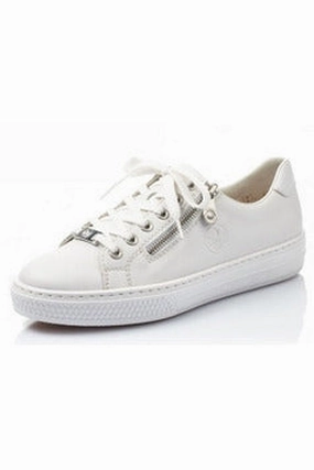 Rieker Womens L59L1-83 in white Easy Slip-On