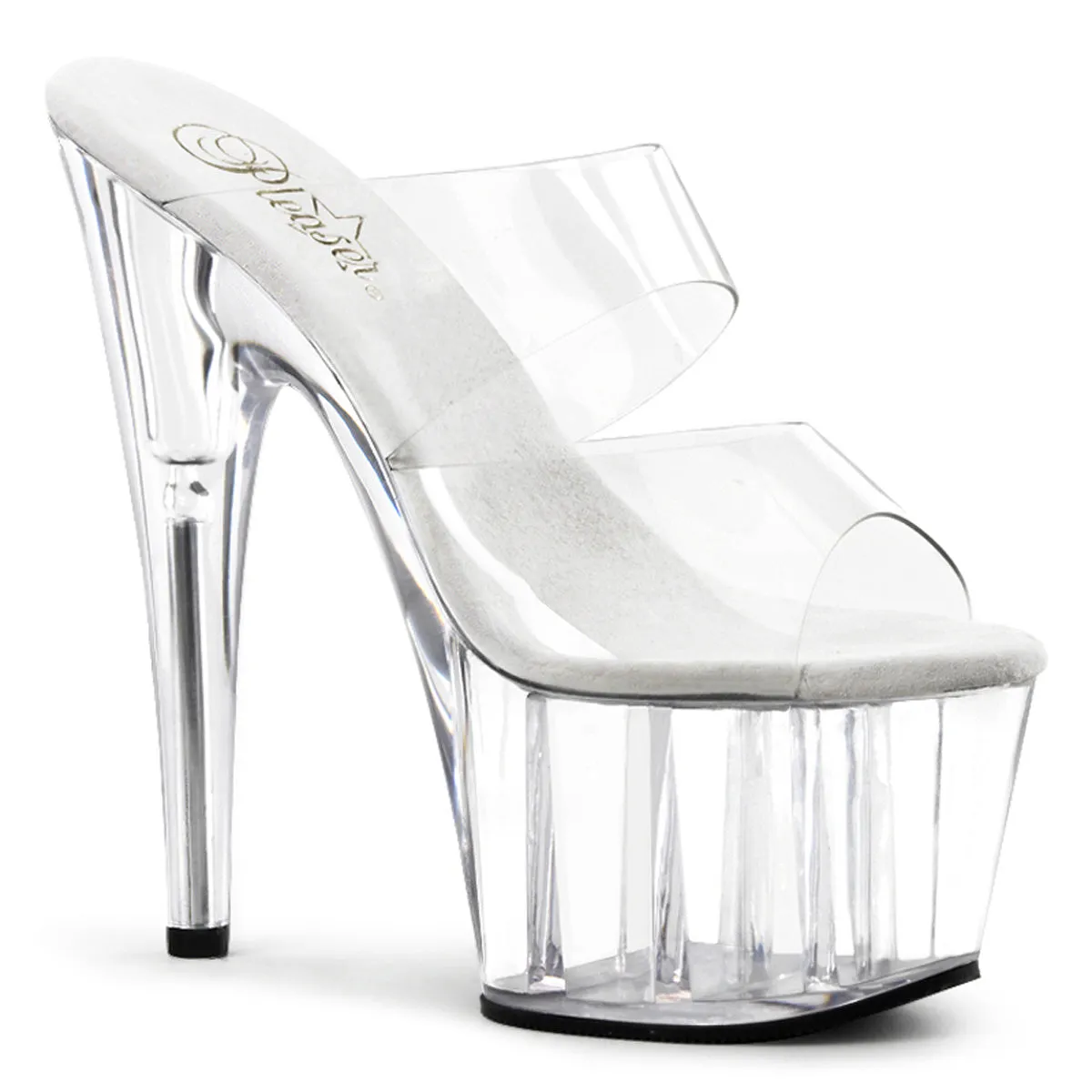 Hottest Asics Shoes ADORE-702 Pleaser Clear Sexy Platform Shoes (Pole Dancing Heels)