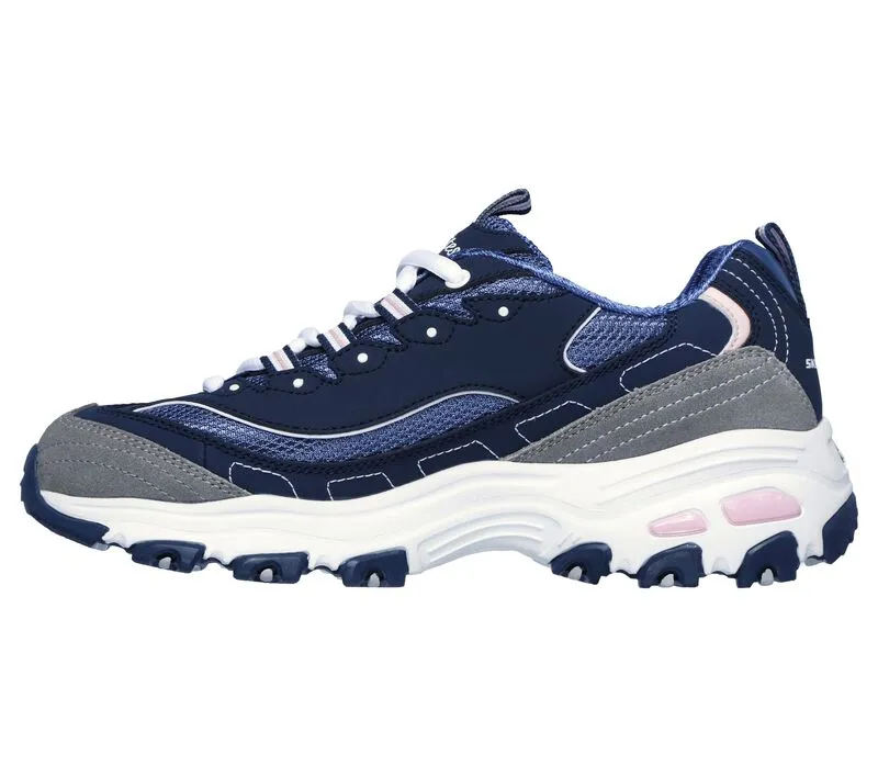 Asics High Stability Running Shoe Skechers Sport Women's D'Lites New Journey Sneaker