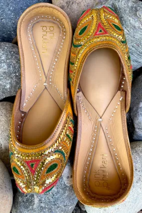 Women's Punjabi Jutti M05 Flat Shoe Moulding