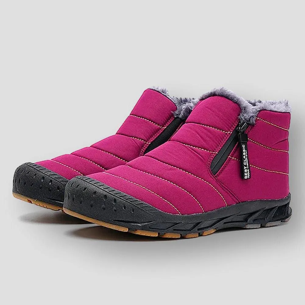 Waterproof Insulated Hunting Boots Saint Martin Antonio Winter Glam Zip-Up Ankle Boots