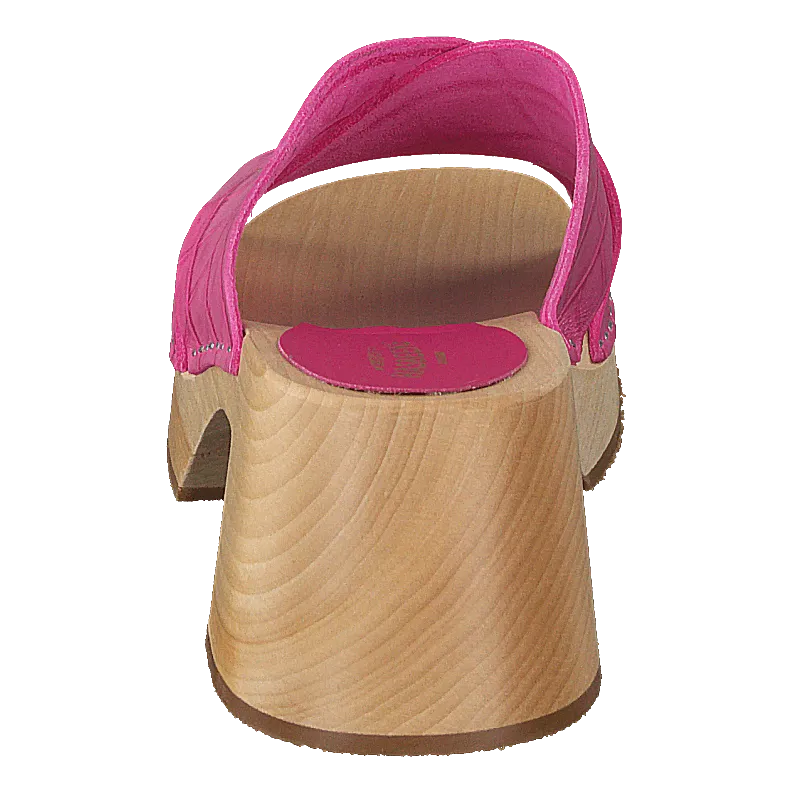 Matalan Slippers Anette High Hot Pink Croc