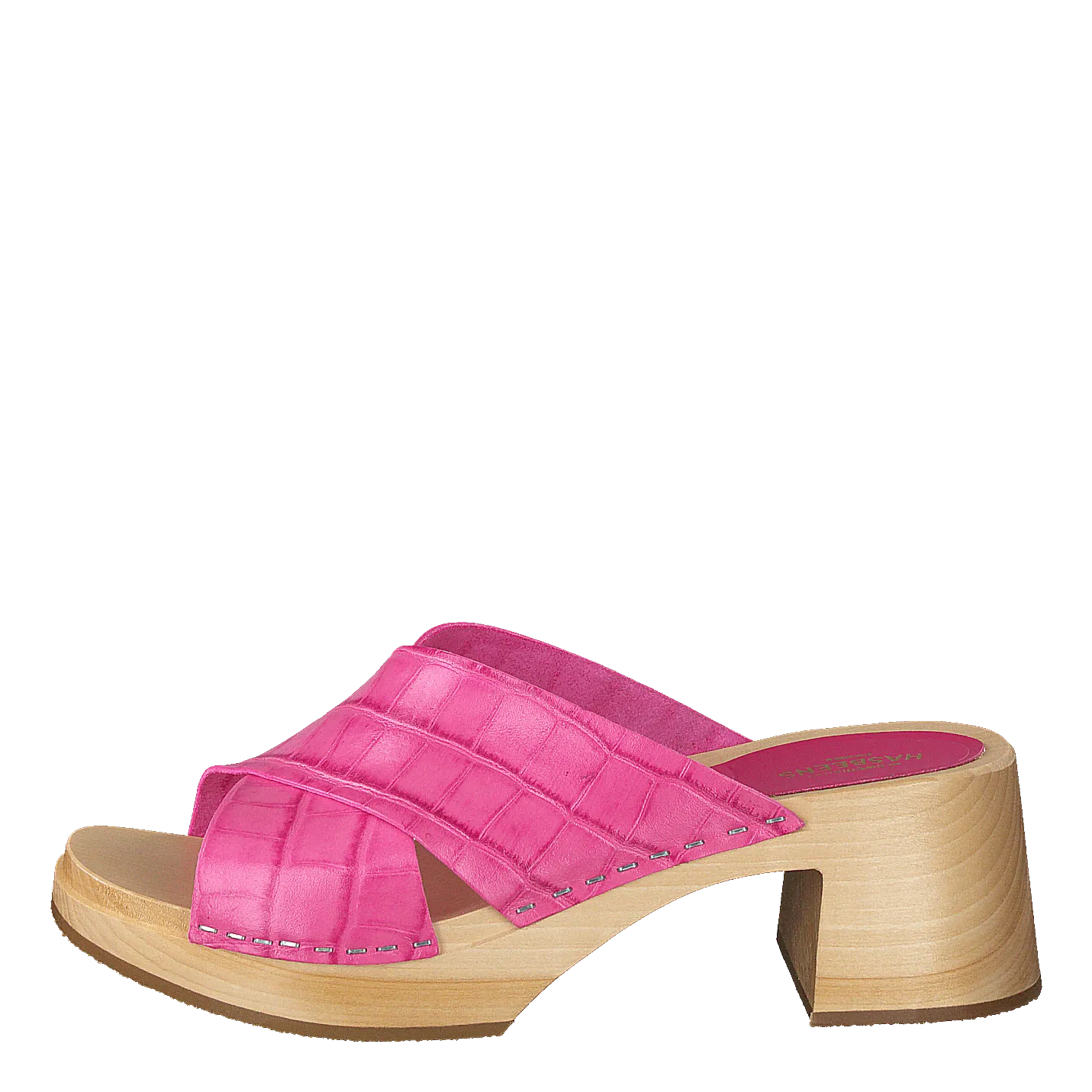 Mcm Slides Anette High Hot Pink Croc