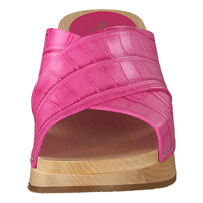 Toddler Slippers With Grips Anette High Hot Pink Croc