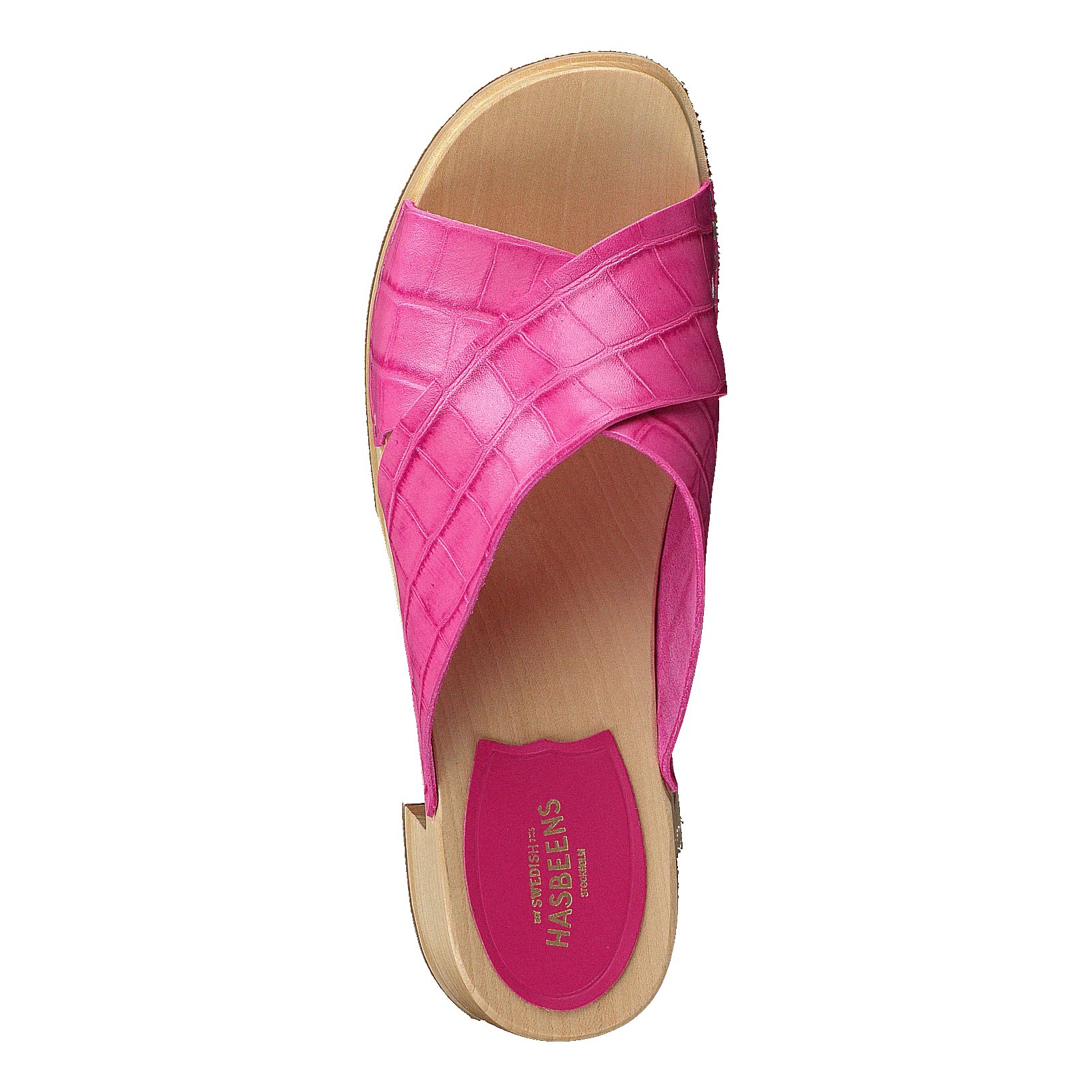 Feelgoodz Slippers Anette High Hot Pink Croc