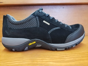 Dansko Paisley Black/black suede leather Hot Anti-slip