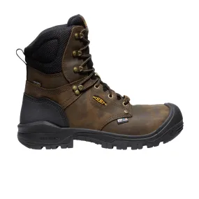 8 Lace Up Work Boots Keen Utility Independence 8" Waterproof Composite Toe Work Boot (Men) - Dark Earth
