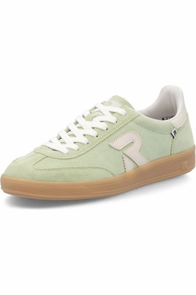 Breathable Linings Rieker ladies Sport trainer W2200-52 in Mint
