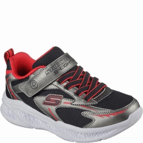 Reinforced Stitching Skechers Meteor-Lights Glow-Strider Trainer