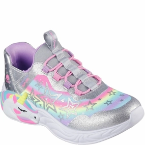 Skechers Unicorn Dreams Starry Lite Trainer buckle - strap shoes