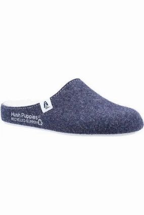 Hush Puppies Good Slipper Ladies in Navy Practical Design
