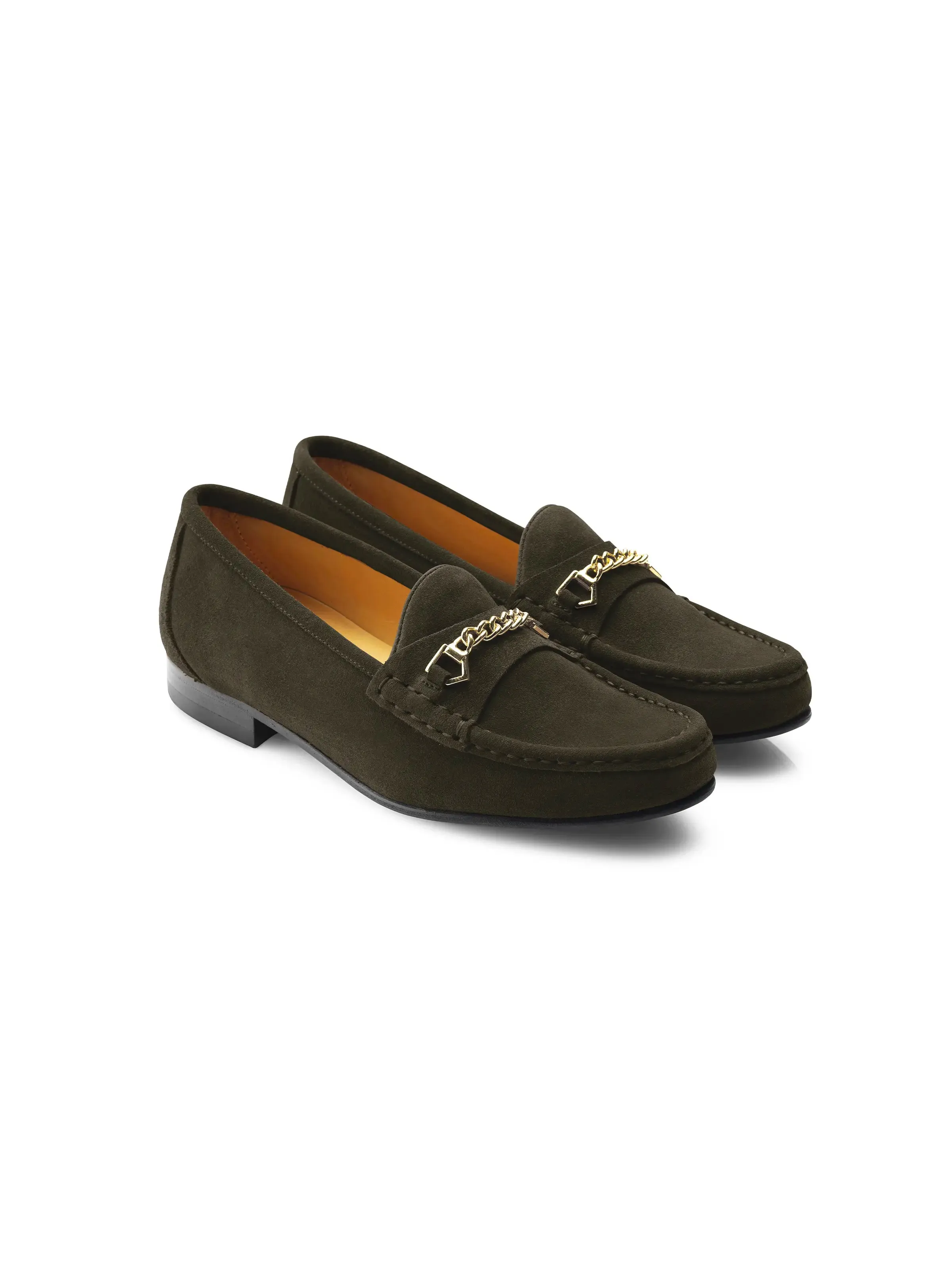 Kingston Loafers Apsley - Moss Green Suede